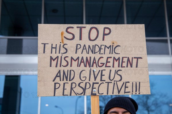 Brussels, 23 January: European demonstration for democracy, organised by the Europeans United initiative. The reason for the large demonstration is the encroachment on fundamental rights in Belgium, Germany, France and other states within the EU, Europe