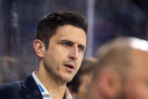 Assistant coach Marcel Goc (Adler Mannheim) on match day 41 of the 2023/2024 DEL (German Ice Hockey League) season during the game against Iserlohn Roosters