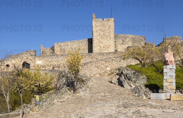 Historic castle medieval village of Marvao, Portalegre district, Alto Alentejo, Portugal, Southern Europe, Europe