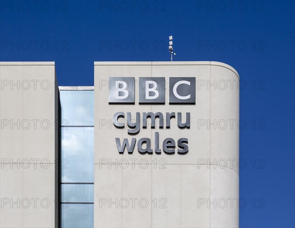 BBC Cymru Wales TV studios headquarters building, Central Square, Cardiff, South Wales, UK opened 2019 designed by Foster and Partners