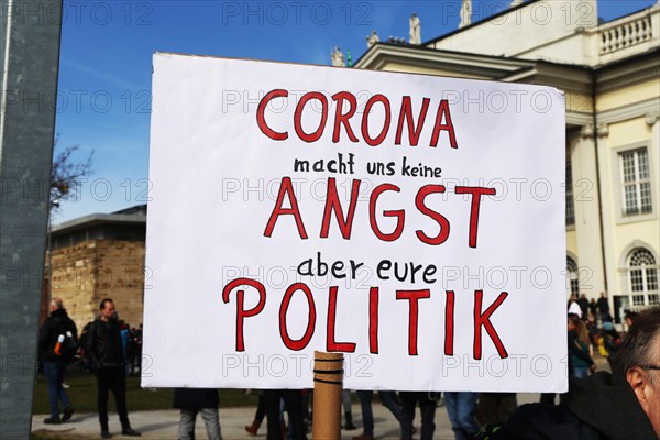 Large demonstration by critics of the corona measures in Kassel: Protests took place simultaneously in many countries under the motto World Wide Demonstration for Freedom, Peace and Human Rights