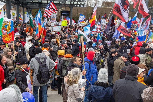 A large peace demonstration took place in Ramstein. Several thousand participants demonstrated under the slogan AMI STOP arms exports to Ukraine