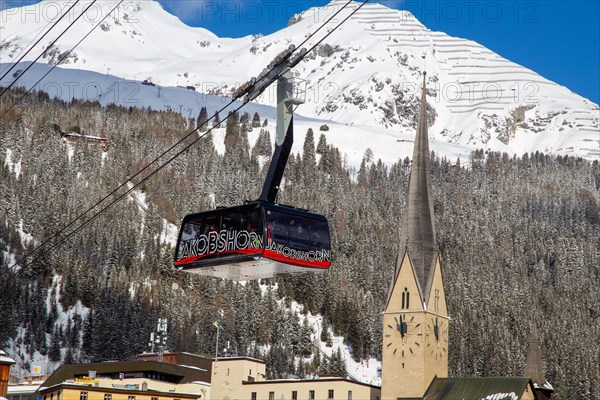 Jakobshorn cable car, Davos Switzerland