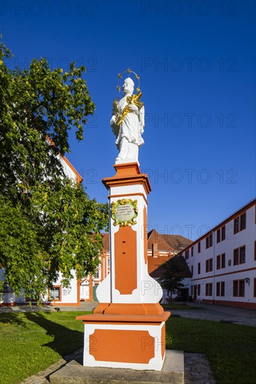 The monastery of St Marienstern is a Cistercian abbey in Panschwitz-Kuckau in the Upper Lusatia region of Saxony. St. Marienstern is an important cultural and religious centre for the Catholic Christians in the area, Panschwitz Kuckau, Saxony, Germany, Europe