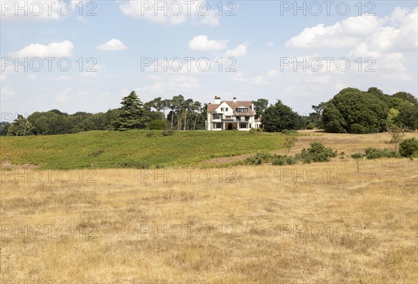 Tranmer House was the home of Edith Pretty formerly called, Sutton Hoo house, Suffolk, England, United Kingdom, Europe