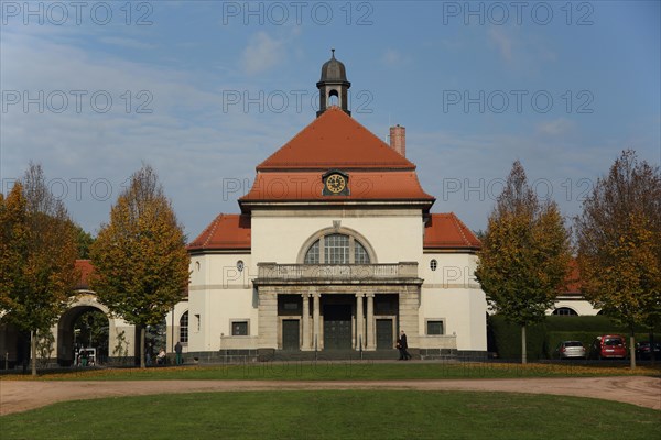 Old Crematorium, South Cemetery, Wiesbaden, Taunus, Hesse, Germany, Europe