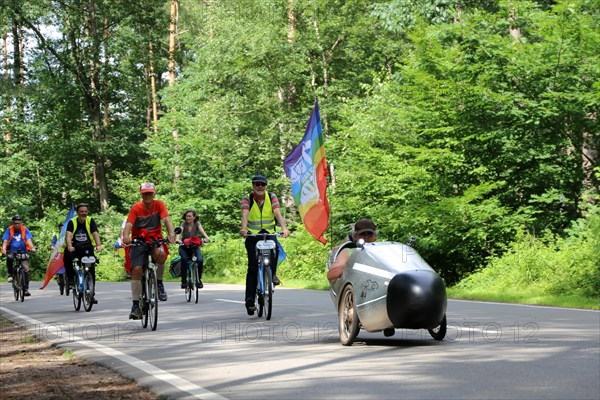 Ramstein 2021 peace camp bicycle demonstration: A bicycle demonstration took place on Saturday under the motto Stop Ramstein Air Base, organised as a rally from the starting points in Kaiserslautern, Kusel, Pirmasens and Homburg