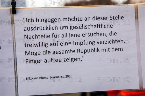 Karlsruhe, 10 December 2023: Large demonstration in favour of reappraisal of the coronavirus measures. A symbolic criminal complaint was filed against the members of the Bundestag who voted in favour of mandatory vaccination at the facilities