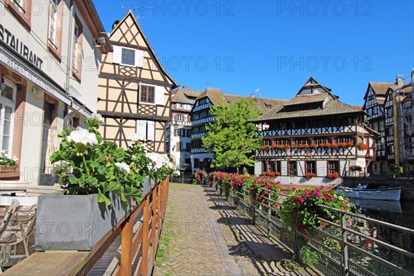 La Petite France, historic old town district of Strasbourg