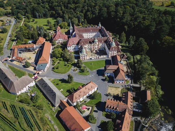 St Marienthal Monastery is a Cistercian abbey in Upper Lusatia in Saxony. It is the oldest nunnery of the order in Germany, which has existed without interruption since its foundation, Ostritz, Saxony, Germany, Europe