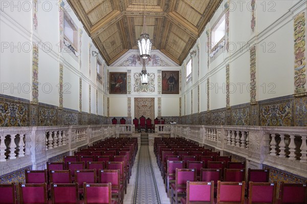 Great hall chapel Colegio do Espirito Santo, historic University, Evora, Alto Alentejo, Portugal, Southern Europe, Europe