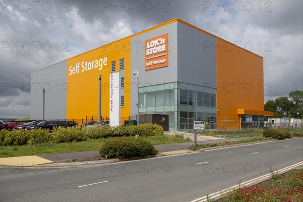 LOK'n Store self storage building, Crane Boulevard, Ipswich, Suffolk, England, UK