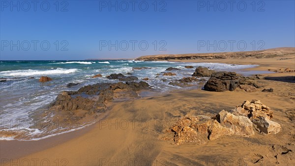 Playa de Jarubio, West of Fuerteventura, Canary Islands, Spain, Europe