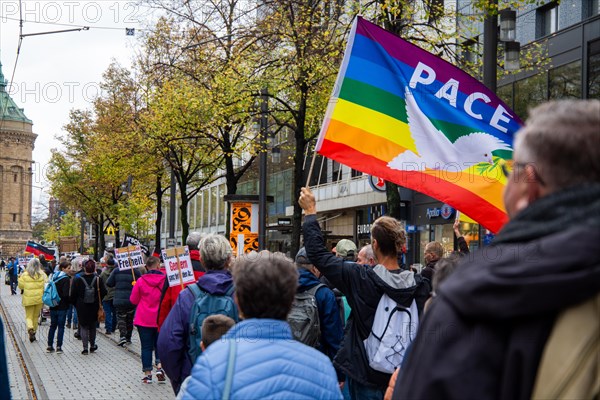 Mannheim: Demonstration against the government's energy policy, foreign policy and corona policy