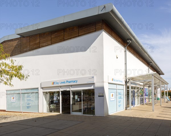 Day Lewis pharmacy chemists building, Ravenswood, Ipswich, Suffolk, UK