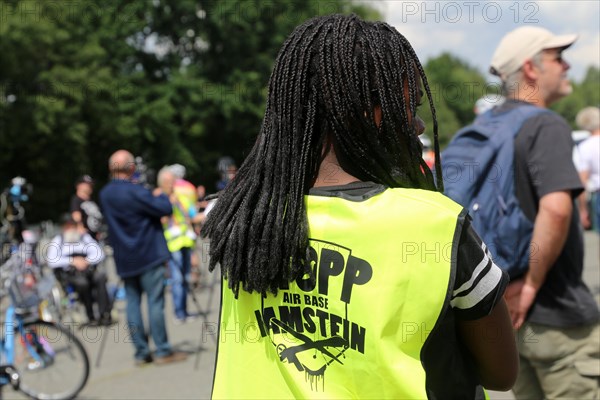 Ramstein 2021 peace camp bicycle demonstration: A bicycle demonstration took place on Saturday under the motto Stop Ramstein Air Base, organised as a rally from the starting points in Kaiserslautern, Kusel, Pirmasens and Homburg