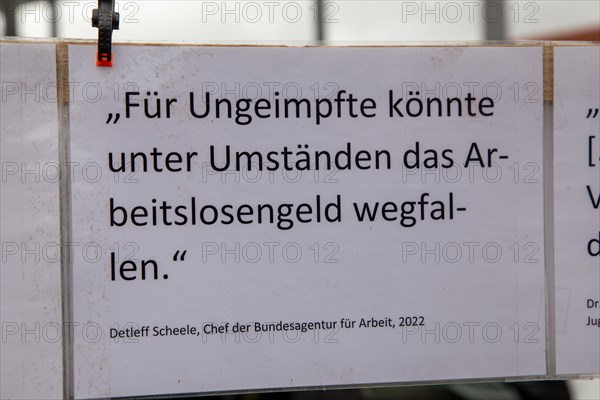 Karlsruhe, 10 December 2023: Large demonstration in favour of reappraisal of the coronavirus measures. A symbolic criminal complaint was filed against the members of the Bundestag who voted in favour of mandatory vaccination at the facilities