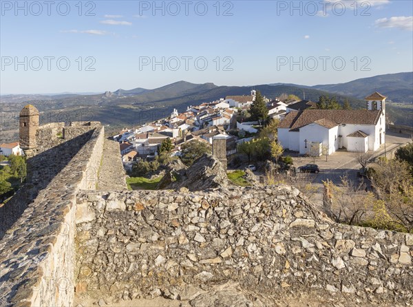Historic medieval village of Marvao, Portalegre district, Alto Alentejo, Portugal, Southern Europe, Europe