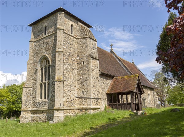 Village parish church of Saint Nicolas, Stanningfield Suffolk, England, UK