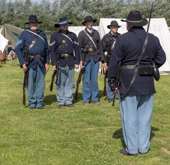 Stonham Barns History Alive event, Living History, Suffolk, England, UK 2019