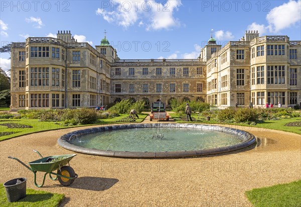 The Parterre garden Audley End House and Gardens, Essex, England, UK