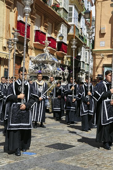 Semana Santa, procession, celebrations in Cadiz, Spain, Europe