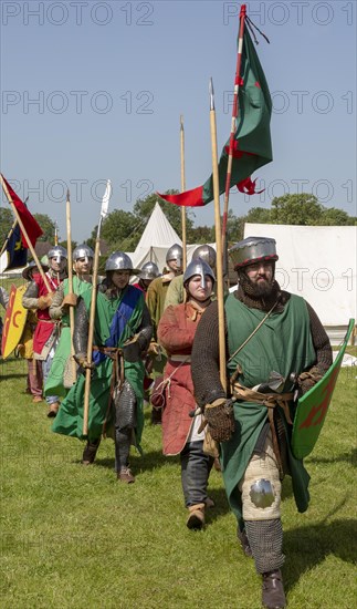 Stonham Barns History Alive event, Living History, Suffolk, England, UK 2019