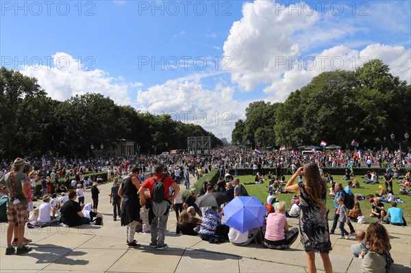 Major demonstration Berlin invites Europe - Festival for peace and freedom Berlin 29 August 2020