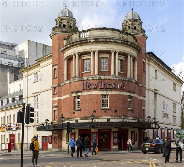 New Theatre, Park Place, Cardiff, South Wales, UK Edwardian Baroque architecture, 1906 architects Runtz and Ford