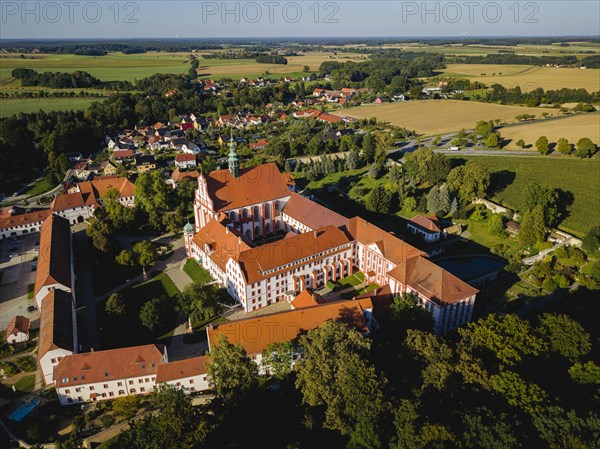 The monastery of St Marienstern is a Cistercian abbey in Panschwitz-Kuckau in the Upper Lusatia region of Saxony. St. Marienstern is an important cultural and religious centre for the Catholic Christians in the area, Panschwitz Kuckau, Saxony, Germany, Europe