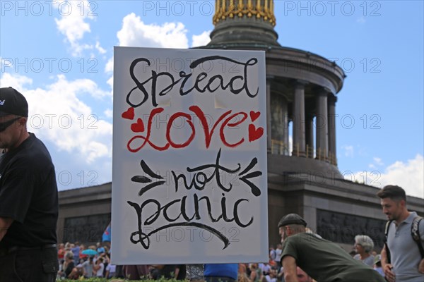 Major demonstration Berlin invites Europe - Festival for peace and freedom Berlin 29 August 2020