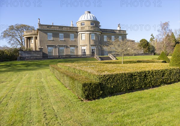 Scampston Hall, Yorkshire, England, UK Regency country house estate