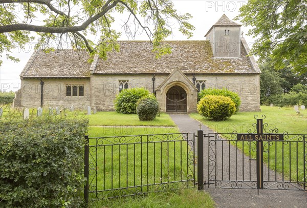 All Saints church, Leigh, Wiltshire, England, UK rebuilt here on drier ground in 1897