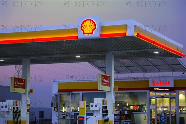 Shell petrol station (Hassloch, Germany, 09/04/2020), Europe