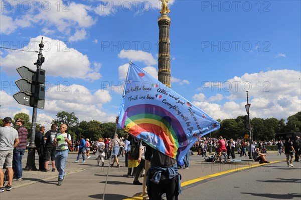 Major demonstration Berlin invites Europe - Festival for peace and freedom Berlin 29 August 2020