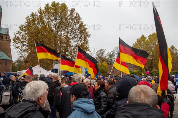 Speyer: An AfD rally took place under the motto Our country first . There were counter-protests
