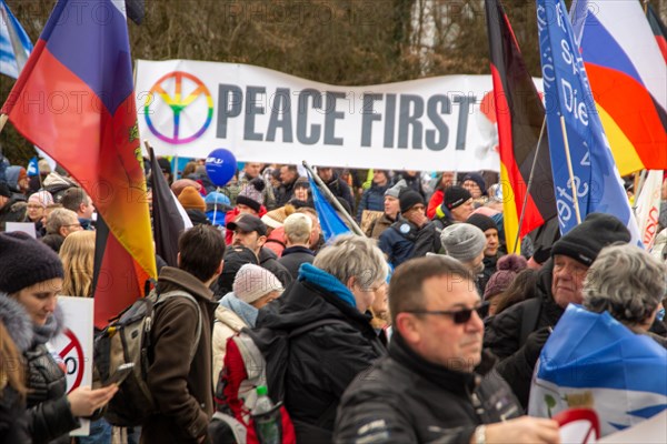 A large peace demonstration took place in Ramstein. Several thousand participants demonstrated under the slogan AMI STOP arms exports to Ukraine