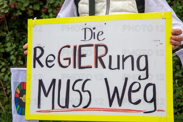 Under the motto Democracy Day, a parade took place in Neustadt-Hambach, followed by a rally at Hambach Castle