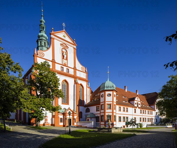 The monastery of St Marienstern is a Cistercian abbey in Panschwitz-Kuckau in the Upper Lusatia region of Saxony. St. Marienstern is an important cultural and religious centre for the Catholic Christians in the area, Panschwitz Kuckau, Saxony, Germany, Europe