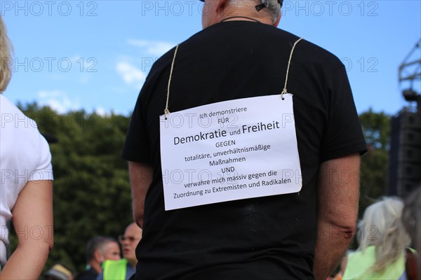 Major demonstration Berlin invites Europe - Festival for peace and freedom Berlin 29 August 2020