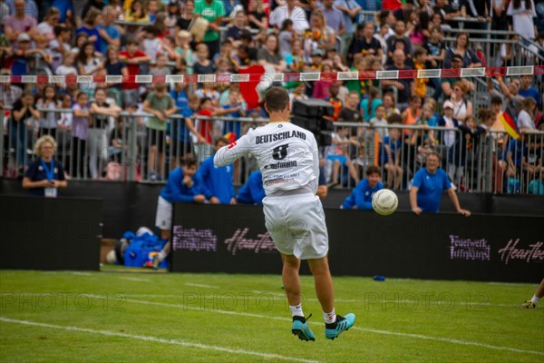 Fistball World Championship from 22 July to 29 July 2023 in Mannheim: At the end of the preliminary round, Germany won 3:0 sets against Italy and finished the preliminary round group A as the winner as expected