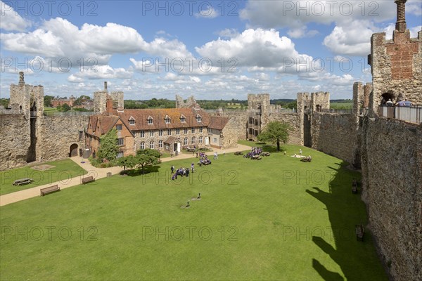 Framlingham castle, Suffolk, England, UK