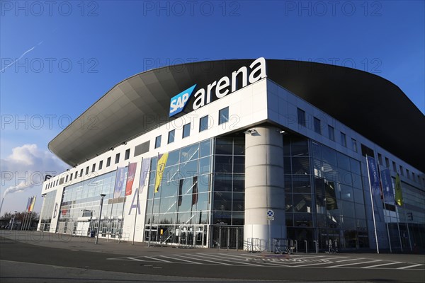 The SAP Arena in Mannheim, home of the Adler Mannheim and the Rhein-Necker Loewen as well as the venue for many other major events