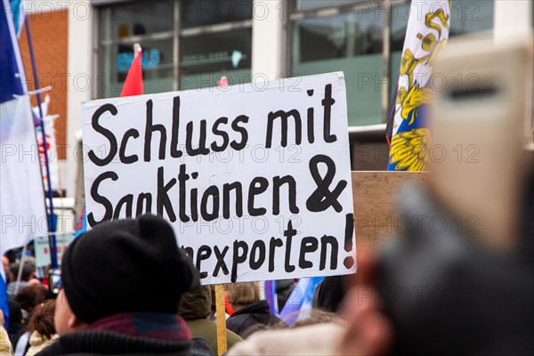 A large peace demonstration took place in Ramstein. Several thousand participants demonstrated under the slogan AMI STOP arms exports to Ukraine