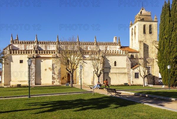 Church Igreja Matriz de Nossa Senhora da Assuncaoin, village of Alvito, Beja District, Baixo Alentejo, Portugal, southern Europe, Europe