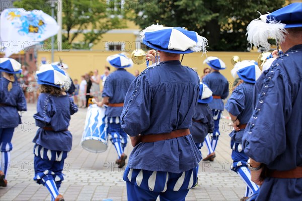 Fanfare band at the Speyer Brezelfest (Speyer, Rhineland-Palatinate 15/07/2018)