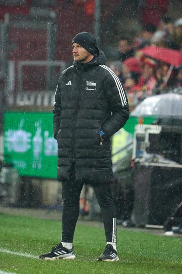 Bundesliga catch-up match between Mainz 05 and Union Berlin at the MEWA Arena in Mainz. The Berlin coach Nenad Bjelica