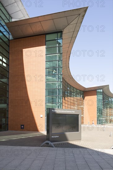 Modern architecture office buildings Reading International Business Park, Reading, Berkshire, England, UK
