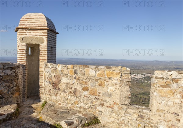 Historic castle medieval village of Marvao, Portalegre district, Alto Alentejo, Portugal, Southern Europe, Europe