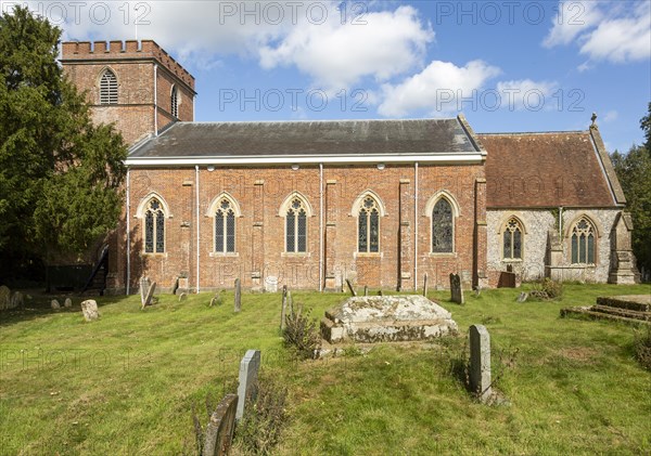 Village parish church of Saint Martin, East Woodhay, Hampshire, England, UK